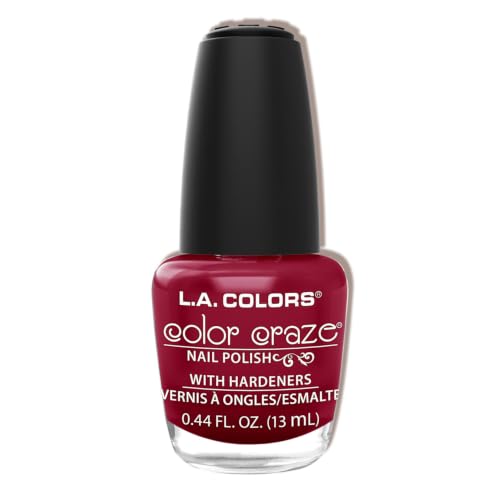 Image of L.A. COLORS Color Craze Nail Polish, Hot Blooded CNP406