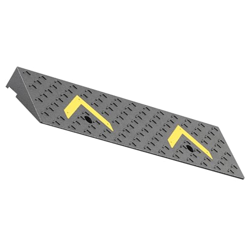 Rampa para coche de goma resistente con fijación por tornillos miniatura 1