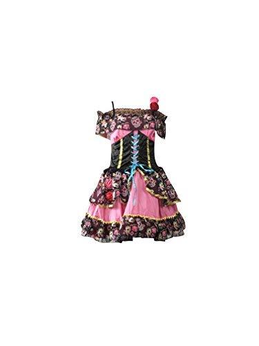 Emmas Wardrobe Day of the Dead Outfit Mexican Senorita Dress Carnival Fancy Dress UK 8 10 (Women: 10, Short)