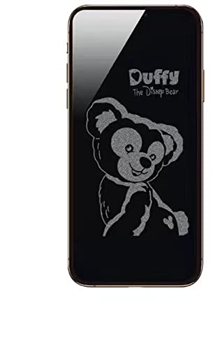 ダッフィー 覗き見防止 ガラスフィルム iPhone13/13pro スクリーンプロテクター 強化ガラス クロミ マイメロディ硬度9H 保護フィルム 飛散防止 気泡防止 プライバシー保護 2.5Dラウンドエッジ キャラクター 人気 (ダッフィー)
