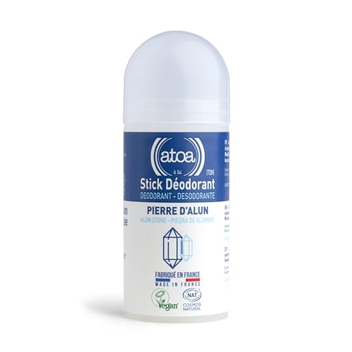 ATOA – Stick desodorante de alun, 100 g, certificado COSMOS NATURAL