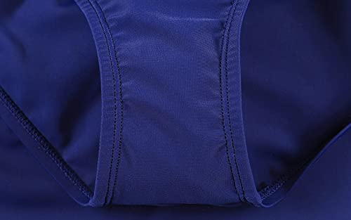 Image of REKITA Women Swim Skirt Solid Color Waistband Skort Bikini Bottom