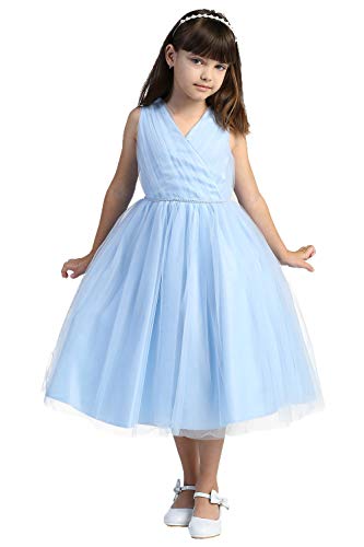 Pink Princess Flower Girl Dresses, Easter, Toddler Size 7-16 Vestidos para Niñas