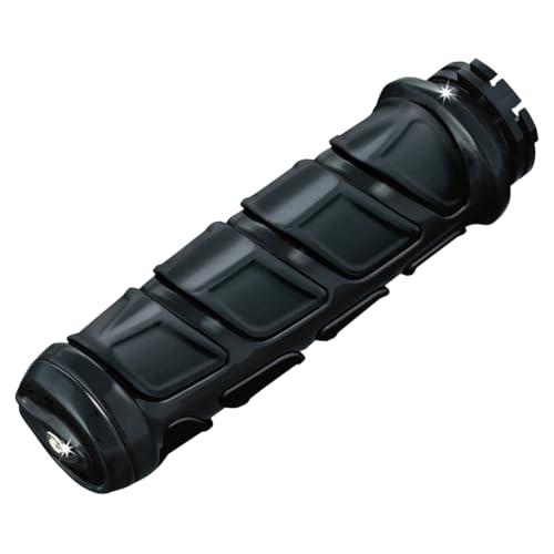 Kuryakyn 6353 Premium Kinetic Handlebar Grips for Electronic Throttle Control: 2008-19 Harley-Davidson Motorcycles, Gloss Black, 1 Pair