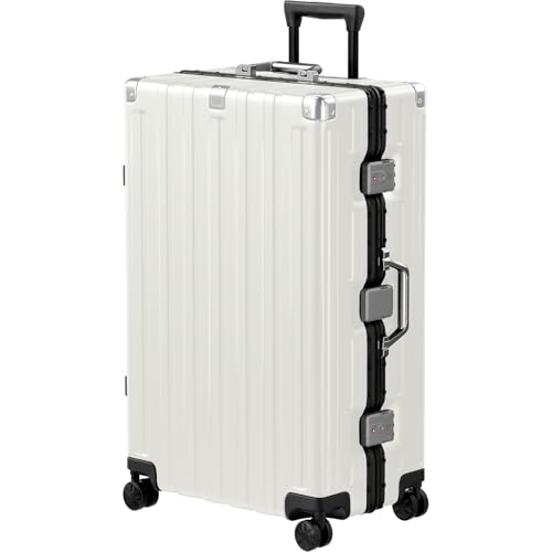 Krute 28" Aluminum TSA Lock Hard Shell Spinner Suitcase