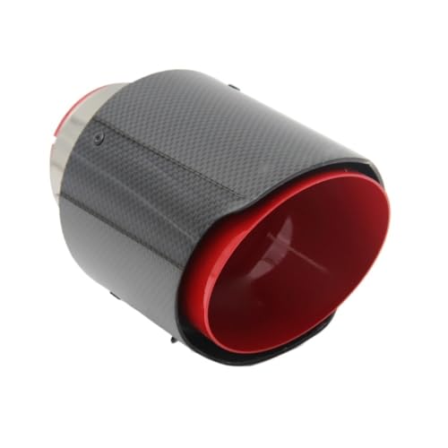 Silencieux en fiber carbone 54-101mm embout d'échappement universel pour auto