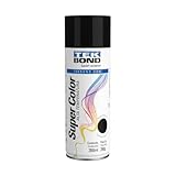 Tinta Spray Preto Brilhante Alta Temperatura Aerossol 350ml/250g