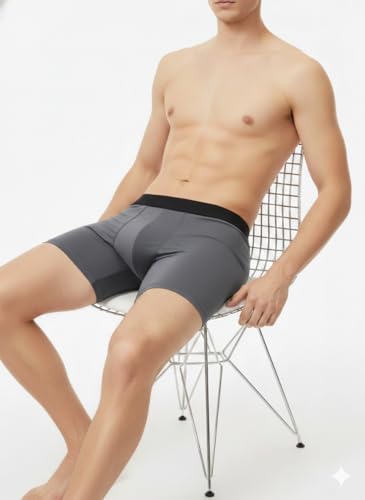Image of Men's Boxer Brief Trunks Innerwear Combo Pack | Body Fit Stretch Trunks Comfortable Sports Underwear for Men with Support Fit