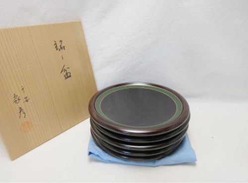 平安象彦 朱塗り 銘々盆 5枚組 銘々皿 小皿 漆工芸 金彩 漆器 共箱有り Amazon.co.jp: 平安 象彦 銘々盆 銘々皿 5客 金彩 角皿 朱 赤