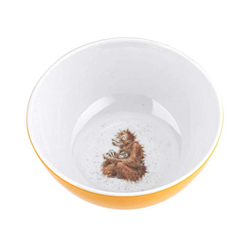 Portmeirion Home & Gifts WNMX2209-XL Juego de 4 cuencos de melamina (naranja-utan)