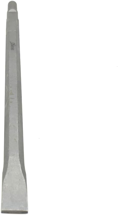 SC8812 1 inch Flat Chisel Round Hex/Spline Hammer Shank 18 Inch Long