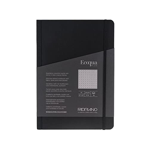 Carnet de notes Fabriano Ecoqua Plus A5 reliure tissu