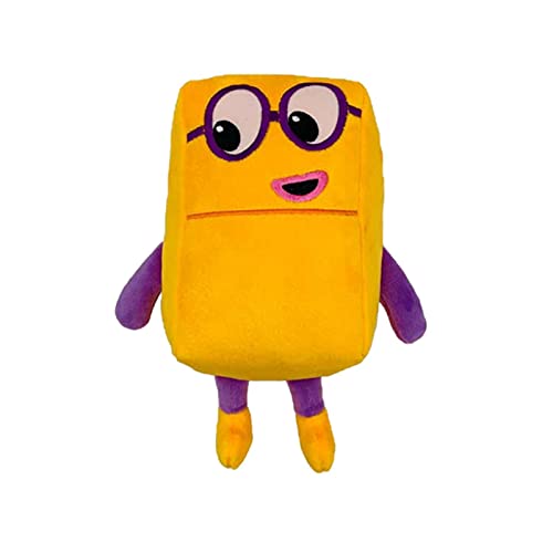 Numberblocks Plush, Cute Numberblocks Animation Plush Doll, Matemática Enlightenment Plushies Matemá