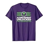 Achievement Unlocked Fatherhood Future Gamer Daddy T-Shirt