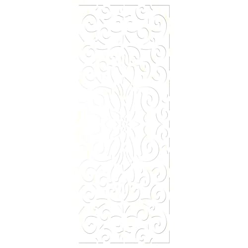 Image of Buel Decorative Pierced Fretwork Wood Wall Panels, 19 3 /8 inchW x 49 3 /8 inchH x 1 /4 inchT, Birch