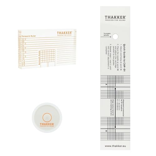 Kit d'alignement THAKKER Set 01 pour supprimer la distorsion de votre platine vinyles