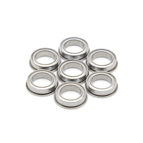 Rodamientos con brida F6900ZZ para guiado axial preciso en ejes de 10mm, pack de 5