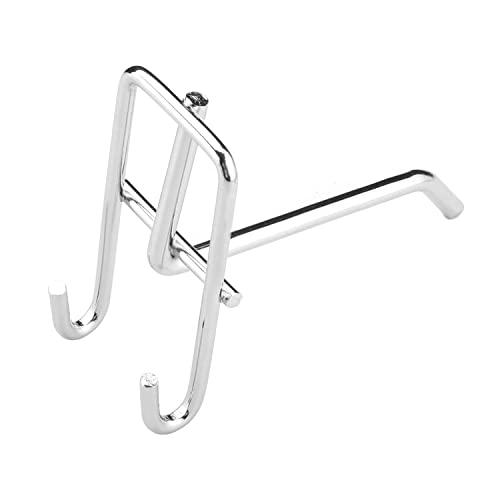 MroMax Pegboard Hook, Display Hooks Grid Wall Bracket for Supermarket, Silver 4Pcs