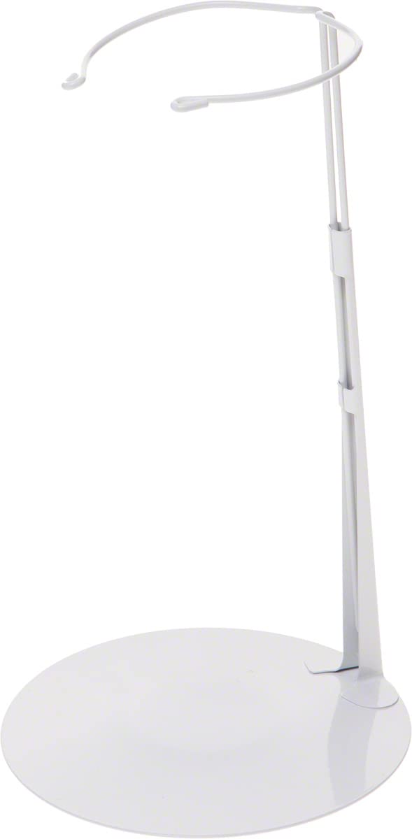 Kaiser Doll Stand 3701 - White Doll Stand for 20" to 30" Chubby-Waisted Dolls and Bears, 3-Pack