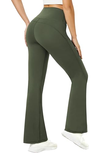 TOPYOGAS Women's Casual Yoga Pants with Pockets Tummy Control High Waist Leggings Workout Pants with Pockets3