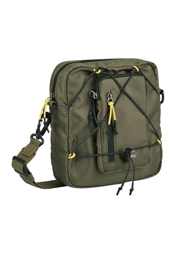 Petit sac à bandoulière pour homme camel active Shores sacoche zippée compacte