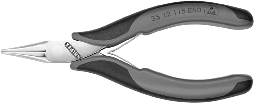 Alicate de montaje para electrónica ESD 115 mm con mangos multicomponente 4