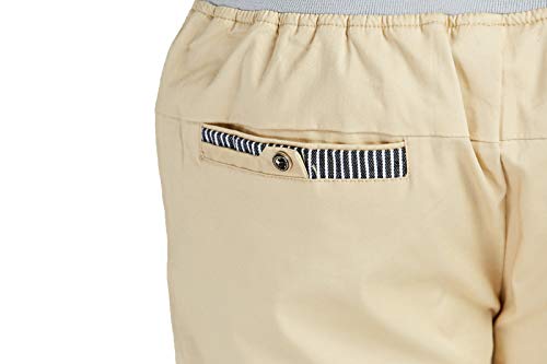 Image of Tansozer Men's Shorts Casual Classic Fit Drawstring Summer Beach Shorts with Elastic Waist and Pockets