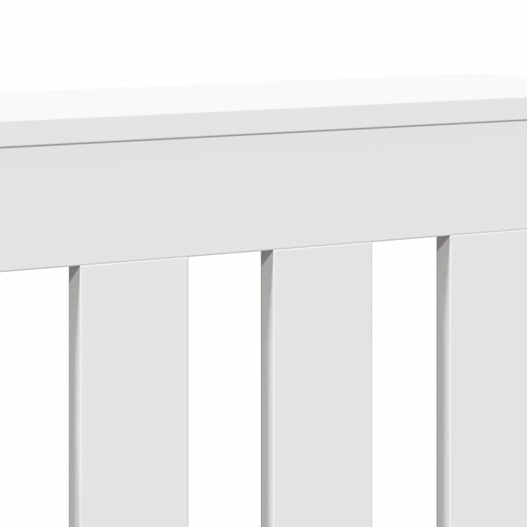 vidaXL Osłona na grzejnik, biała, 78x20x82 cm, materiał drewnopochodny, osłona grzejnika, zabudowa grzejnika, maskownica grzejnika