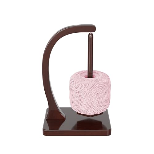 ClarArti - Magnetic Yarn Ball Holder, Wooden Yarn...