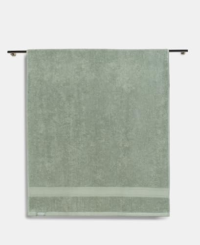 Image of Jockey T101 Men's Cotton Terry Ultrasoft and Durable Solid Bath Towel Sage Free Size