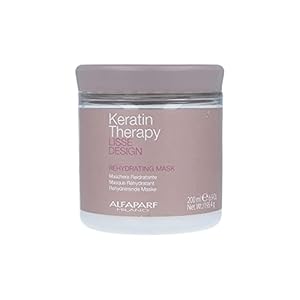 Alfaparf Milano Keratin Therapy Lisse Design hydraterend masker, kleurrijk, 200 ml