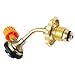 ALOEU Outdoor Portable Camping Butane Gas Cylinder Fuel Tank Filler Connector Adapter Valve Safe Switching Inflatable Valve