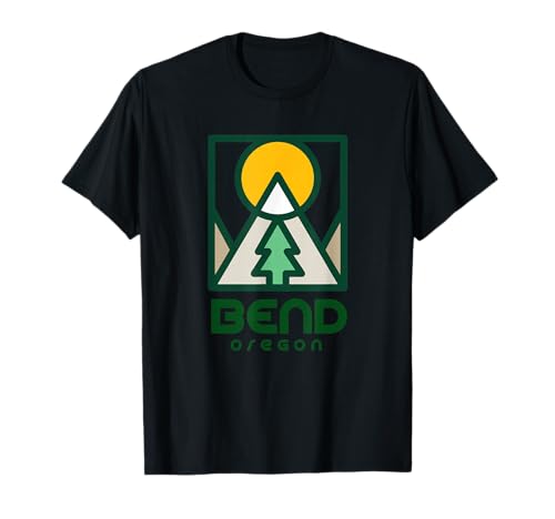 Bend Oregon Mountain Sunset Vacation T-Shirt