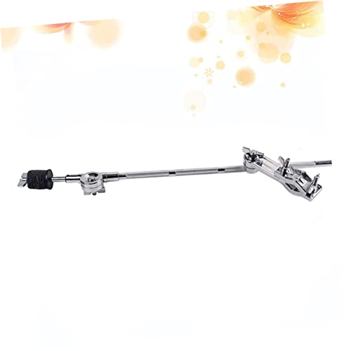 BESPORTBLE WC53 Soporte Extensor de Drum Clamp Ajustable Accesorio de Percusión Clip para Instrumentos con Acabado Plateado Compatible con Hardware de Batería miniatura 2