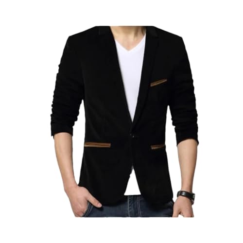 Mens Corduroy Blazers Autumn Spring Male Fashion Slim Casual Suit Jacket Men Blazers Clothing