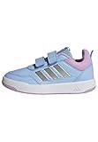 adidas Unisex niños TENSAUR Sport 3.0 Hook and Loop Shoes Kids, Clear Sky/Silver Met./Bliss Lilac, 34 EU