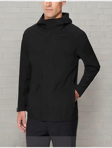 32 DEGREES Men's Rain Jacket (Black, XX-Large)3