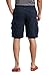 Unionbay mens Survivor Belted Cargo Short - Reg and Big & Tall Sizes,True Navy,34
