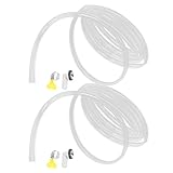 SOPOTUTU 2 Stück Klimaanlagen Ablaufschlauch 18m Verlängerung mit Schlauchverbinder und Klemme...