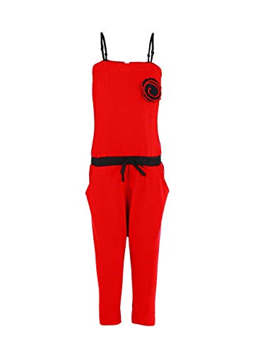 Image of Naughty Ninos Girl's Cotton Trousers Suit (NN00339DRS Red 5-6 Years)