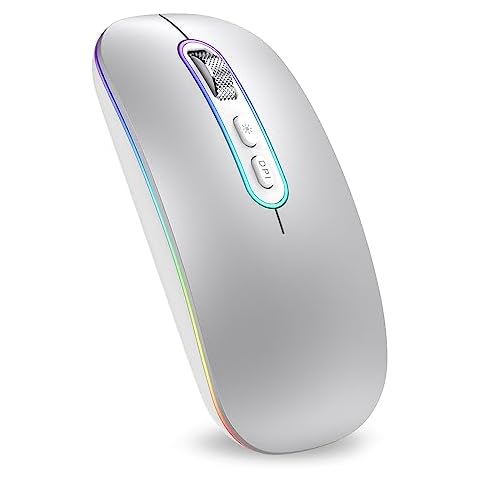 Cimetech Rechargeable Wireless Mouse with Dual Mode Cover