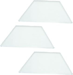 MUSISALY Suporte De Ensino 3Pcs De Bloco De Vidro Trapezoidal Para Ensino De Tijolo De Vidro Trapezoidal Lente De Vidro Óptico Meio Aparelho De Ensino Lente De Ensino Materiais De