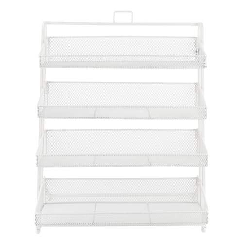Étagère à 4 niveaux pour frites et snacks de comptoir de concession - 6
