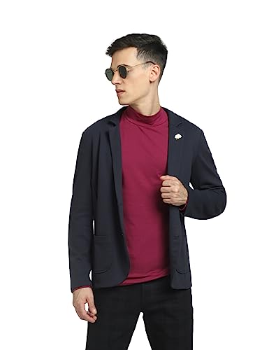 Image of Jack & Jones Men's Cotton Solid Slim Fit Crew Neck T-Shirt