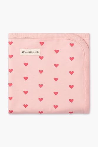 Image of MONICA + ANDY Mini Hospital Cuddle Box, 100% Organic Baby Clothes for Newborns & Infants, Coming Home Swaddle Blanket & Cap