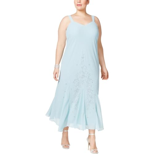 Image of R&M Richards Women's Beaded Pebble Georgette Evening Suit- Mother of The Bride, Cocktail Attire, Wedding Guest