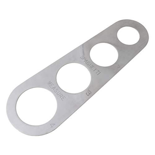 Easy Clearing Pasta Ruler Measuring Tool With 4 Serving Portion Stainless Steel Spaghetti Measurer Cooking Accessories