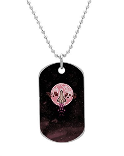 Spaceship Exploration Dog Tag (Bigger Size) Pet Tag Neck Chain Key Chain Aluminum Dog Tag Dimensions 1.3X2.2X0.1 inches ,Comes with 30