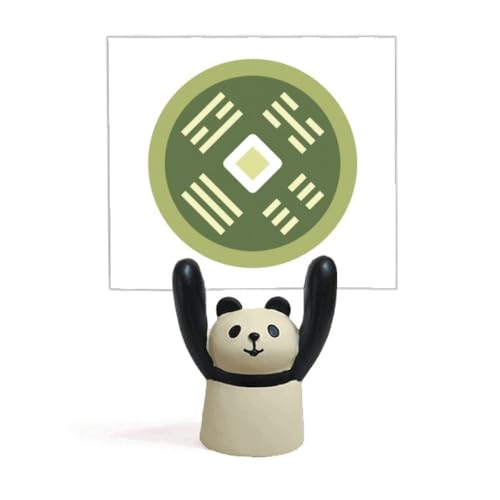 Porte-mémo en cuivre durable avec pince panda anti-glisse pour notes