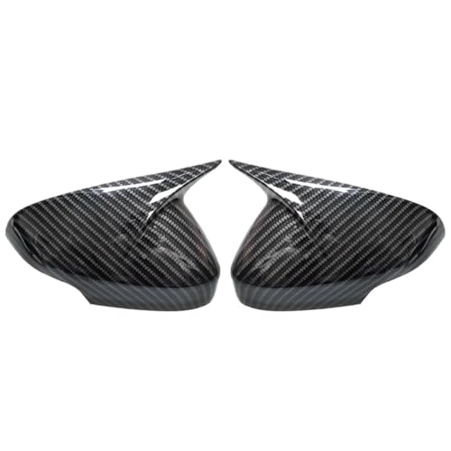 Coques de rétroviseur pour Volvo C30 C70 S40 S60 V40 V50 V70 2008-2010 aspect carbone